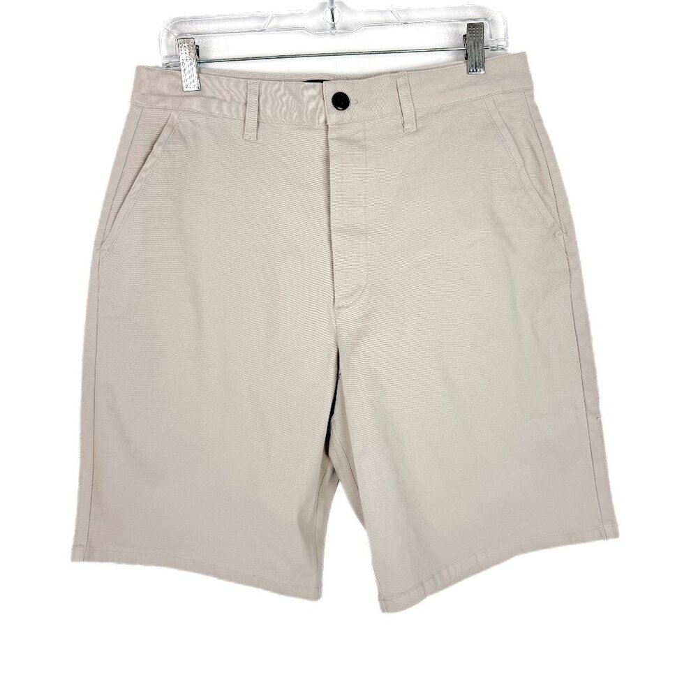 NWOT ASOS Design Relaxed Skater Chino Shorts in Light Grey 10" Size 32 NEW